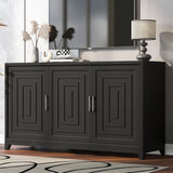 TV Stand, Media Console Cabinet With 2 Spacious Storage Space