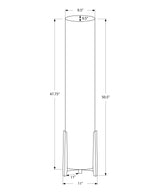 Lighting, Floor Lamp, Wood Look, Contemporary - Brown