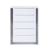 Moon - Smooth Chest With LED - White