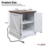 Nightstand With Adjustable Shelf