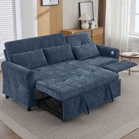 3 Seater Sofa Bed And Reversible Recliner