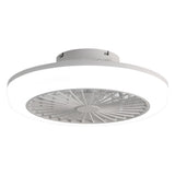 Bladeless Ceiling Fan With Light And Remote Control - White