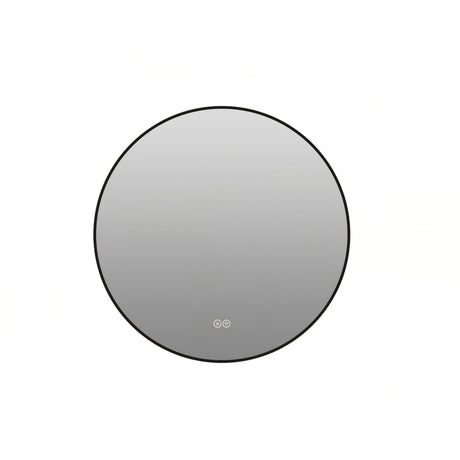 Round Framed Dimmable ED Bathroom Mirror With Anti Fog