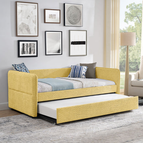 Upholstered Daybed With Pop Up Trundle