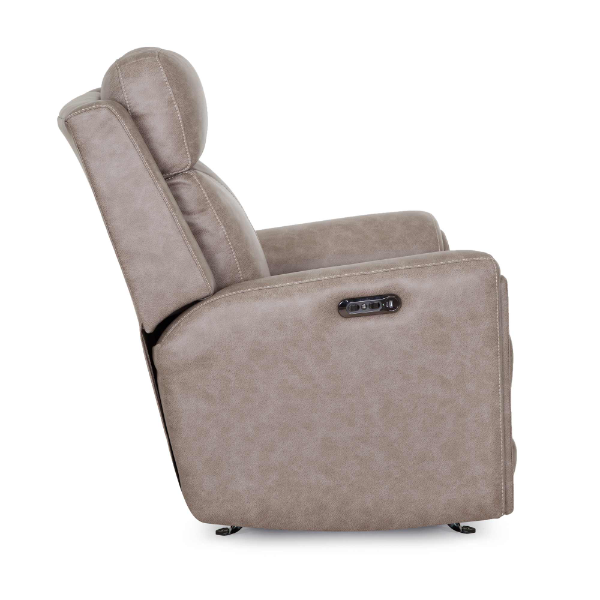 FRANK ARGENT GRAY FABRIC RECLINER - FRANK 4730 3429-22 ARGENT GRAY FABRIC RECLINER