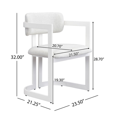 Upholstered Dining Armchairs (Set of 2)