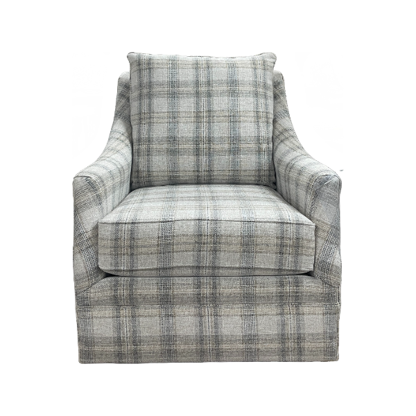 SG Plaid Swivel Chair - 2J20-71