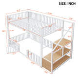 Bunk Bed With Storage Ladder, Compact Design