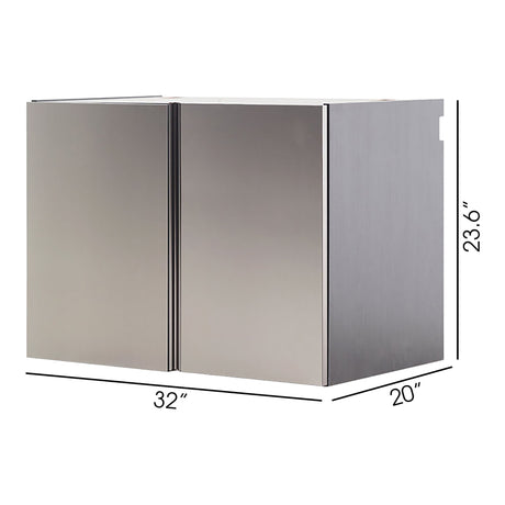 Nova Series - Door Wall Mounted Garage Cabinet, Soft Closing - Dark Gray