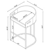 Counter Height Stools (Set of 2) - Gray