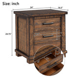 3 Drawer Nightstand