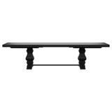 Extension Dining Table Set With Expandable Table With Upholstered Wingback Chairs