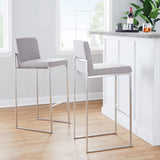 Fuji - Contemporary And Modern Elegance High Back Barstool