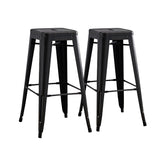 Backless Bar Stools (Set of 2) - Black