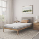 6" Memory Foam Mattress With Responsive Support And Breathable Cover