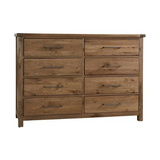 Dovetail King Bed, Dresser, & Mirror - 752-668+752-922+752-166+752-002+752-446