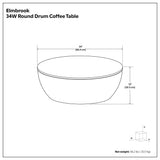 Elmbrook - Drum Coffee Table