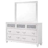 Randall - 7 Drawer Dresser With Mirror - White
