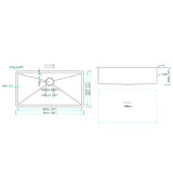 Undermount Kitchen Sink & Deep Single Bowl - Brushed Nickel