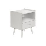 Modern Accent Table With Storage Drawer
