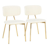 Bouton - Contemporary / Glam Chair (Set of 2)