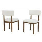 Contemporary Upholstered Dining Chairs (Set of 2)
