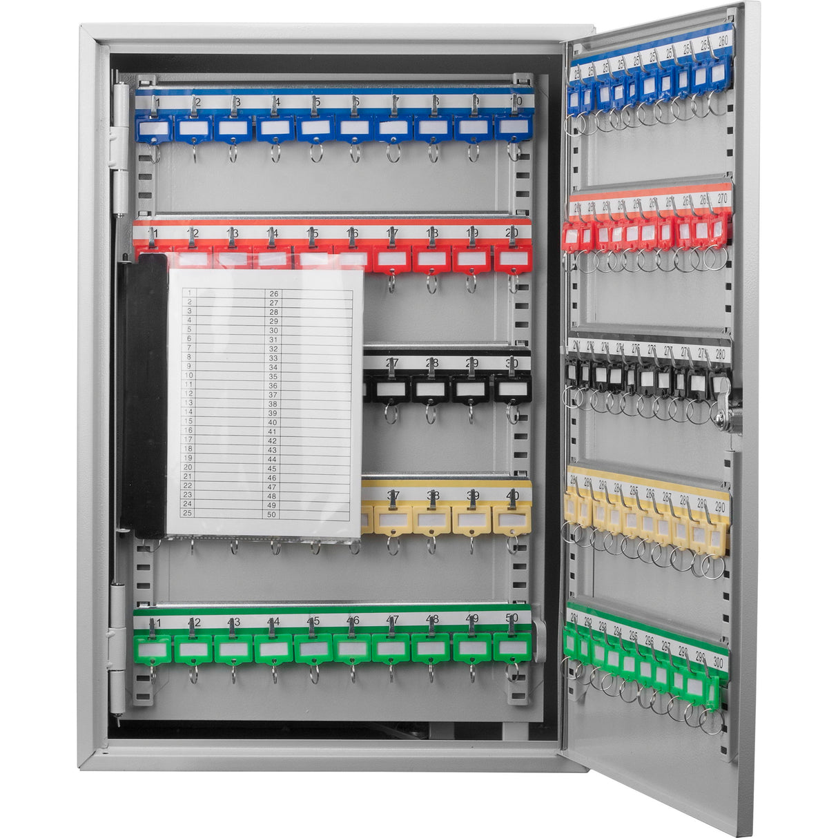 Adjustable Key Cabinet With Lock