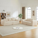 Minimalist Set With Curved Lines & Gently Sloped Backrest