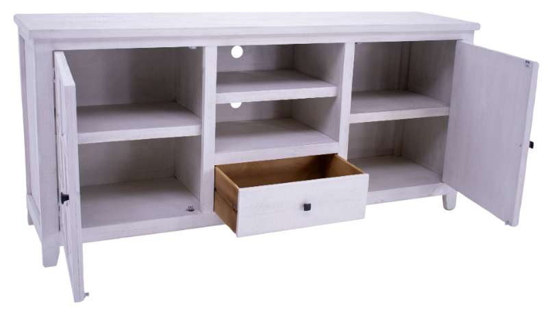 ZVM   EASTON   BONE   74  TV   STAND   #522 - E4B174