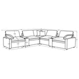 Hollander - Modular Power Reclining Sectional Sofa