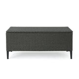 Rupert - Storage Unit Resin Wicker Outdoor