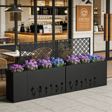 Tall Planter Raised Garden Bed With Trellis