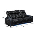 Electra - Power Reclining Set With Power Headrests, Massage And LED Lighting