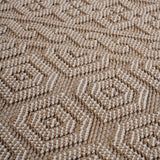 Guros - 8' X 10' Geometric Indoor / Outdoor Area Rug - Mocha