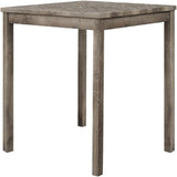 Transitional Counter Dining Set With 4 Tufted Stools