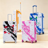 Luggage With Printed Pattern, Combination Lock