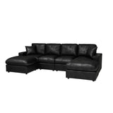 Sectional With 2 Ottomans