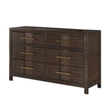 Kenzo - 6 Drawer Dresser - Walnut