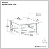 Monroe - Handcrafted Side Table