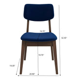 Carlos - Solid Back Side Chair (Set of 2)