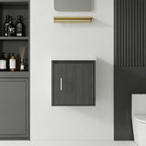 Floating Bathroom Vanity Combo, Wall Mounted Cabinet With Sink & Soft Close Doors For Small Bathrooms