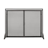 Samantha - Iron Fireplace Screen 2 Door Design