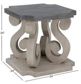 ZVO   ELLA   DOVE   W/   TERA   END   TABLE   228 - ELLAE