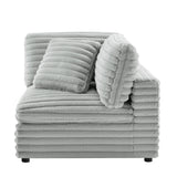 Jenny - Corner Accent Chair - Gray