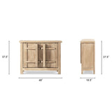 Rowan - 2 Door Accent Cabinet - Natural