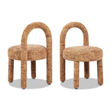 Penny - Round Arched Fully Upholstered Dining Side Chair (Set of 2)