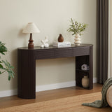 Retro Console Table With Storage, 3 Drawers