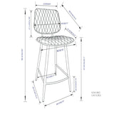 Raya - Upholstered Counter Height Stool (Set of 2)