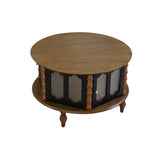Round 3 Door Storage Coffee Table For Living Room