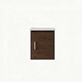 Floating Bathroom Vanity Combo, Wall Mounted Cabinet With Sink & Soft Close Doors For Small Bathrooms